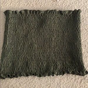 Dark green tube top
